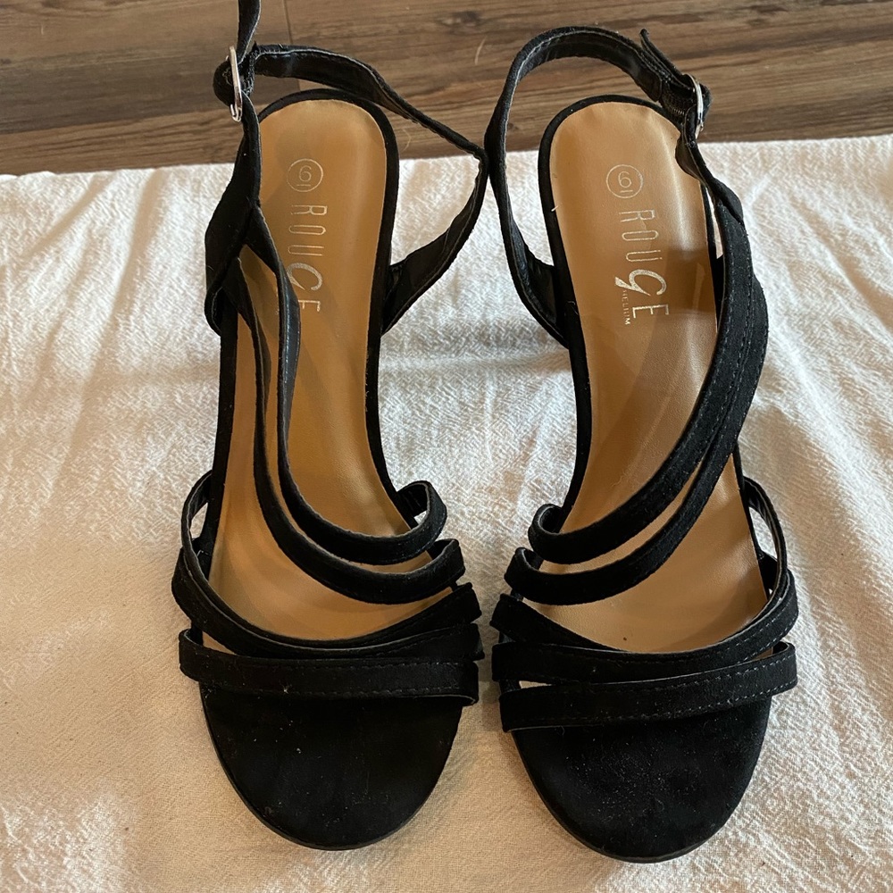 Black 4” Heels